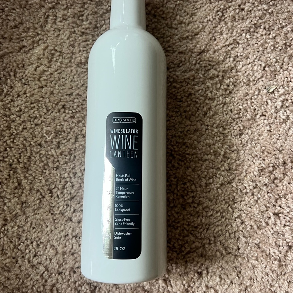 BrüMate White Winesulator Wine Canteen